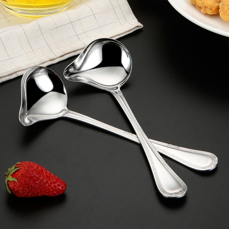 Small Ladle Spoon 7.8inch Small Ladle Spoon Stainless Steel Sauce