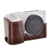 Rieibi ZV-E1 Camera Case, PU Leather Camera Half Case Compatible