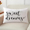 Bedding Decorative Lumbar Pillowcases Sweet Dreams Good Night Cushion Covers