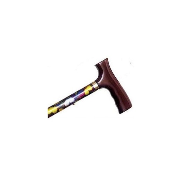 Folding Cane - Butterfly. This Walking Cane has push button