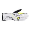 Alpinestars Tech-1 KX v3 Karting Gloves (XL, White/Yellow)