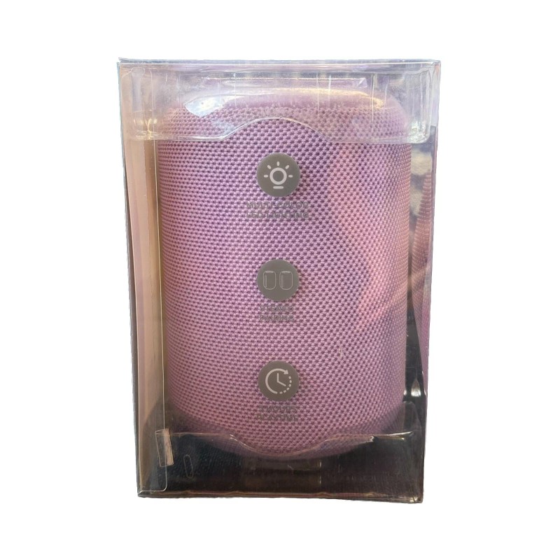 Vivitar Light Up LED Wireless Speaker Bluetooth New Rechargeable Purple
