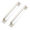 Ravinte 5 Pack Solid 6-1/4" Square Foot Cabinet Arch Pull