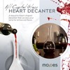 Maypes Heart Decanter – Beautiful Crystal Glass Wine Decanter with