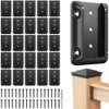 DN Mate 40 PCS Deck Railing Bracket Connectors for 2x4