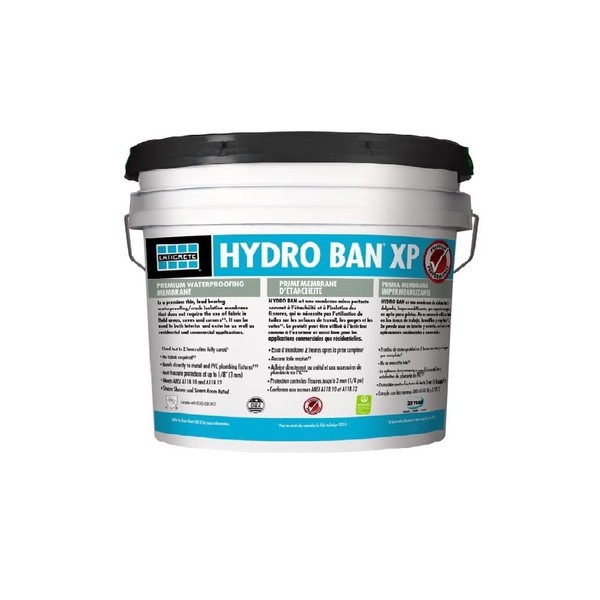Laticrete Hydro Ban XP Waterproof Self-Curing Liquid Anti-Fracture Membrane, 1 Gallon