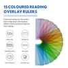 Studyteq 15 x Professional Dyslexia Coloured Reading Overlays And Rulers
