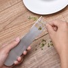Herb Stripper, Stainless Steel herb Leaf Zip Tool for Kale,
