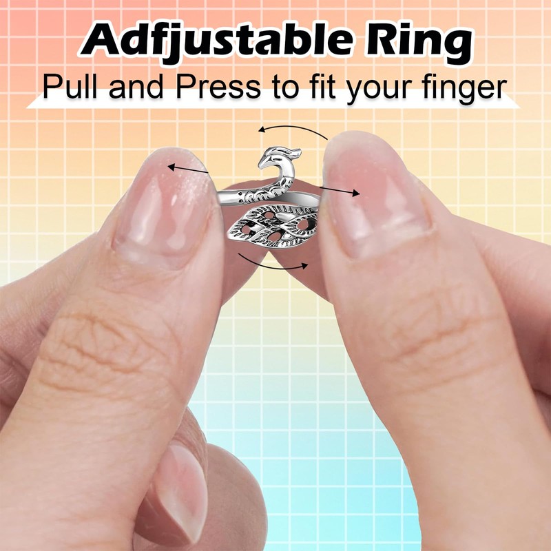 4 anillos de ganchillo para tejer para dedos de metal,