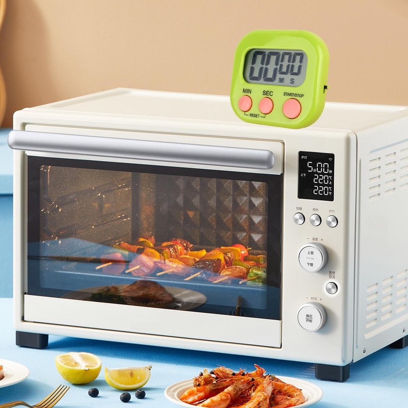 Digital Timer Magnetic | Small Digital Timer with Magnetic Back,