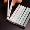 LWCUSNJ 9pcs Round Green Carbon Sharpening Stone Sticks Set, Green