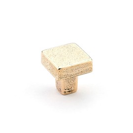 Schaub Vinci Collection 1-1/4 in. (32mm) Square Knob, Natural Bronze - 789-NB