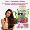 Opti-Green FemVegan Vitamins 200 Caps. Adaptogenos, Prebióticos, Vitaminas y Minerales