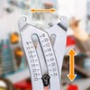 golckuod 2025 Bolt Size Finder Keychain, Portable Precision Thread Size