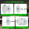 ULITECO RV Puck Light 5Inch, Dimmable RV Light Fixture 12V,