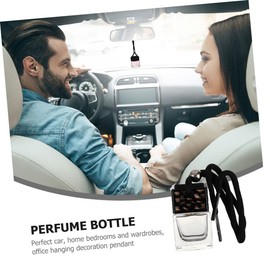 SUPVOX Car Hanging Perfume Bottle Refillable Aromatherapy Diffuser Vehicle Interior Decoration Accessory for Cars Trucks