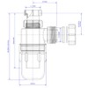 McAlpine A10A 11/4 inch x 75mm Water Seal Adjustable Inlet