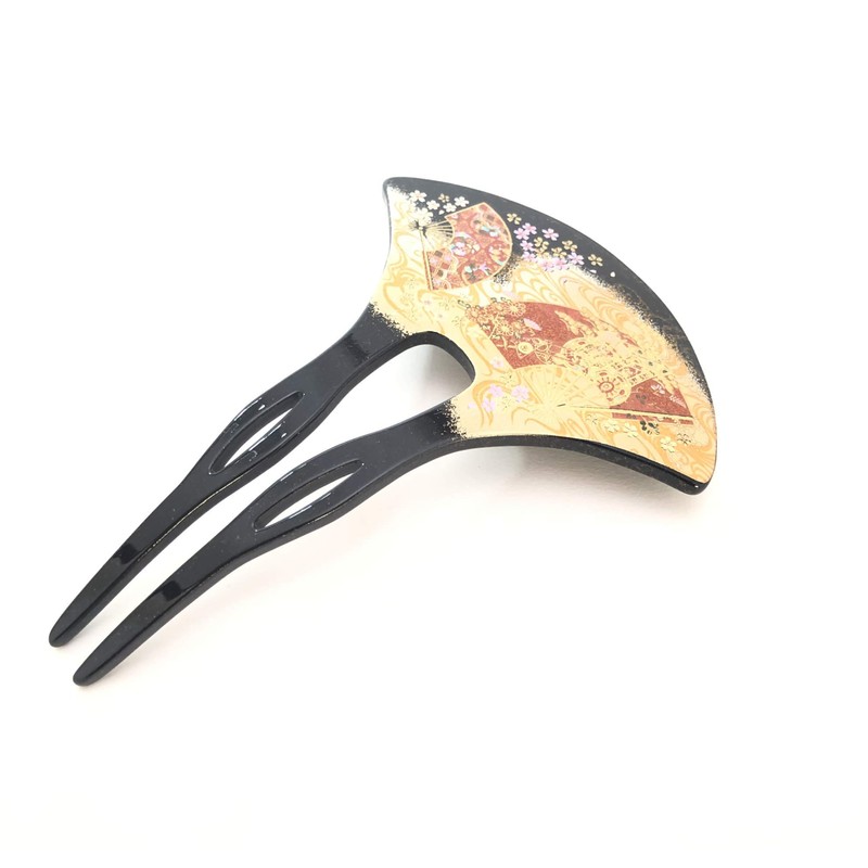 Maeju Lacquerware Lacquer Art Hairpin Kyoto Elegance (B) 4X-137