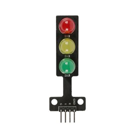 5Pcs FONGKNOX Mini Traffic Light LED Display Module 5V 5mm Traffic Signal Light Electronic Module 3.3-5V Compatible with Arduino and Raspberry Pi