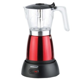 Brentwood TS-119R 6-Cup Electric Moka Pot Espresso Machine (Red)