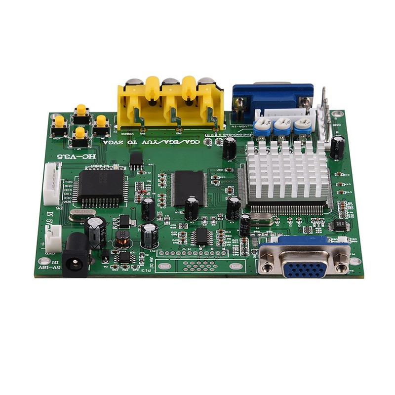 CGA/EGA/YUV/RGB to VGA Arcade Game HD Video Converter Adapter Board