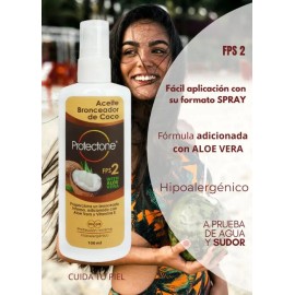 Aceite Bronceador De Coco Y Zanahoria Protectone