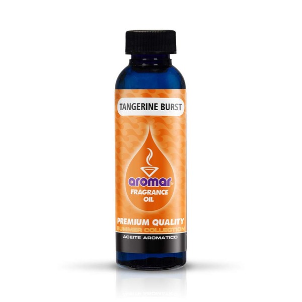 Aromar Aromatherapy Essential Aromatic Fragrance Oil Tangerine Burst Scent 2.2oz Made in USA