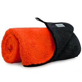 Towelogy® Extra Large Car Drying Towel 90x60cm– Heavy Duty Dual-Sided Microfibre for Caravans SUVs Trucks Boats (1, Red)