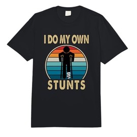 Broken Leg Injury Ankle Knee Funny Get Well Soon Gift Comfort Colors Adult Heavyweight T-shirt