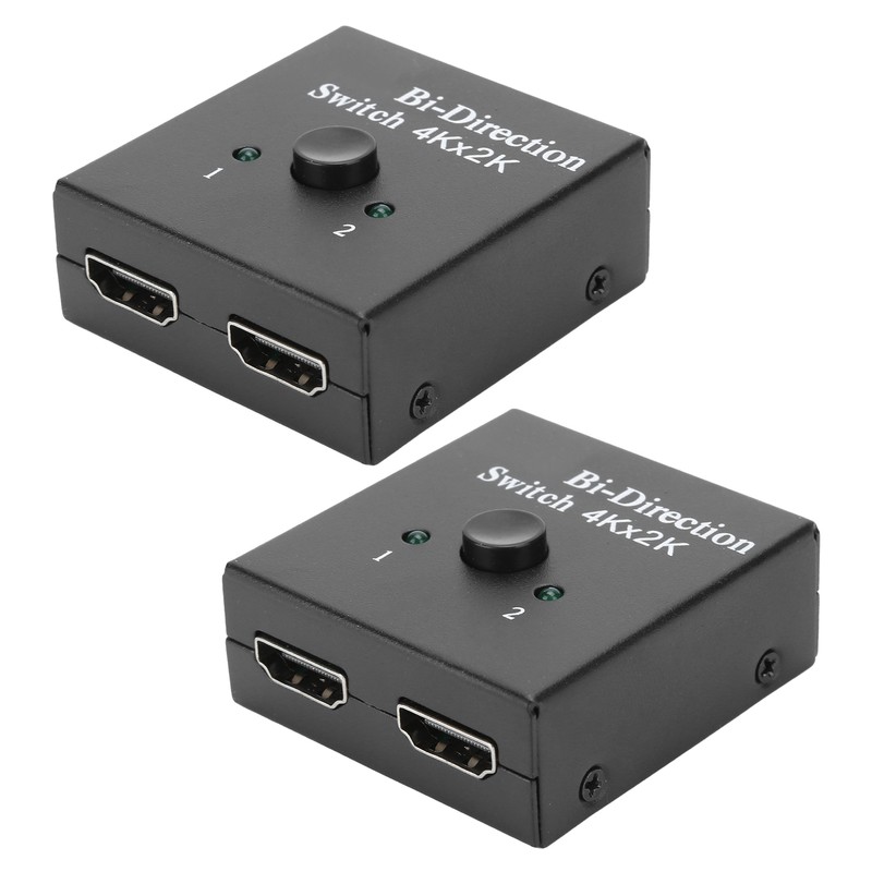 2Pcs HDMI BiDirection Switch Converter Switcher Splitter Hub HDCP 2x1