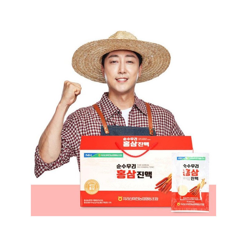 농협 순수우리 6년근 고려홍삼진액 70ml x 30포 홍삼액 설 명절