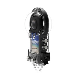 Panoramic Sports Camera Dive Case Waterproof Housing Diving Protective Case Underwater 50M with Silicone Lens Cover Replacement for Insta360 X3 Action Camera Accessories