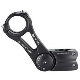 Dymoece Bicycle Handlebar Stem 0-70 Degrees 31.8 mm Bicycle Stem Ahead Riser Adjustable for MTB, Mountain Bike, Road Bike, BMX 90 mm 110 mm 145 mm