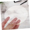 CIYODO 5pcs Transparent Acrylic Circles Smooth Edge Acrylic Discs for