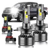 HUOKEDS for 2014-2021 Toyota Tundra Fog Lights Bulbs Combo, 4pcs