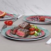 Molidiki Melamine Dinnerware Sets, 12pcs Plates and Bowls Sets, Service