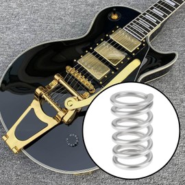 VGOL Tremolo Arm Tension Springs Stainless Steel 18.5 x 28.5 x 13.3mm Compatible with Bigsby Electric Guitar Bass Silver 2 Pack