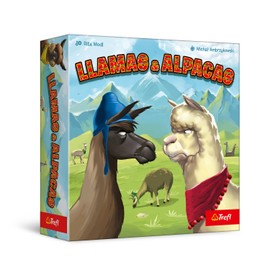 Trefl 02546 Llamas & Alpacas Family Game, Children's Game, Planning, Game for Adults and Children from 6 Years