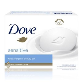 Beauty Soap Dove Sensitive Face Wash 4 Pieces Beauty Bar - Dove Beauty Bar 4 Pieces / 미용 비누 도브 센스티브 세안 4개입 뷰티바 - 도브뷰티바4개입