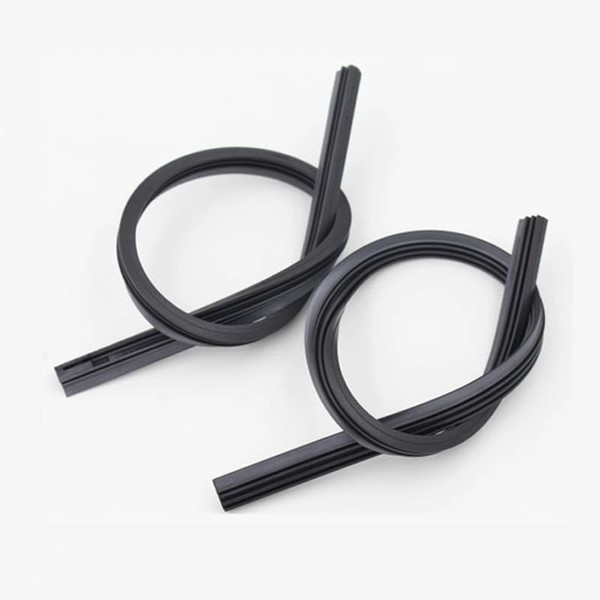 2Pcs 28" Wiper Blade Refills Windscreen Wiper Rubber Strips for