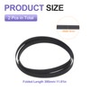 uxcell 2 Pcs Turntable Belt, Folded Length 300mm Rubber Belts