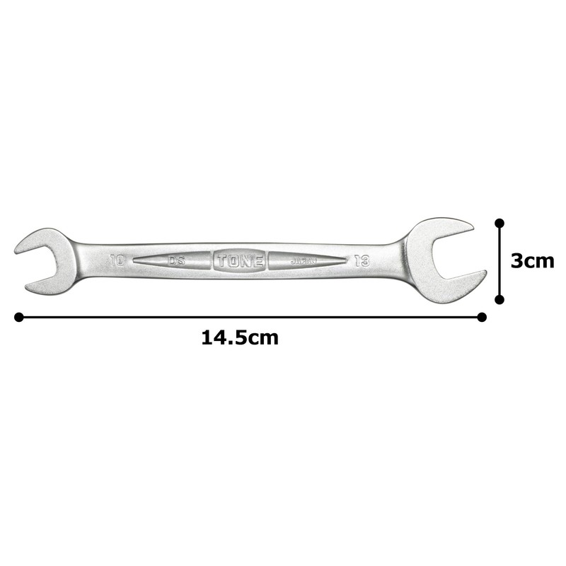 Tone DS-1013 Double Sided Spanner 0.4 x 0.5 inches (10
