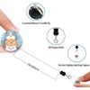 Lovely cat Retractable ID Card Badge Holder with Alligator Clip,