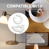 JIEHU 10 Pcs E27 to E14 Lamp Shade Reducing Ring,
