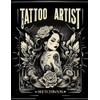 Tattoo Artist Sketchbook: Practice Sketchbook for Freehand Work with Plain