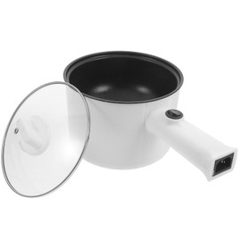 Cabilock Hot Pot Electric, Ramen Cooker, Portable Non-Stick Frying Pan, Electric Pot for Pasta, Steak, Mini Electric Cooker with Dual Power Control for Ramen, Soup