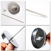 Stainless Steel Receipt Spike - Ticket Holder Straight Rod Bill
