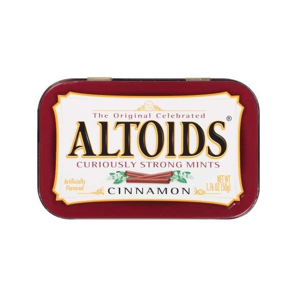 Altoids Mints, Cinnamon, 1.76 oz (Pack of 2)