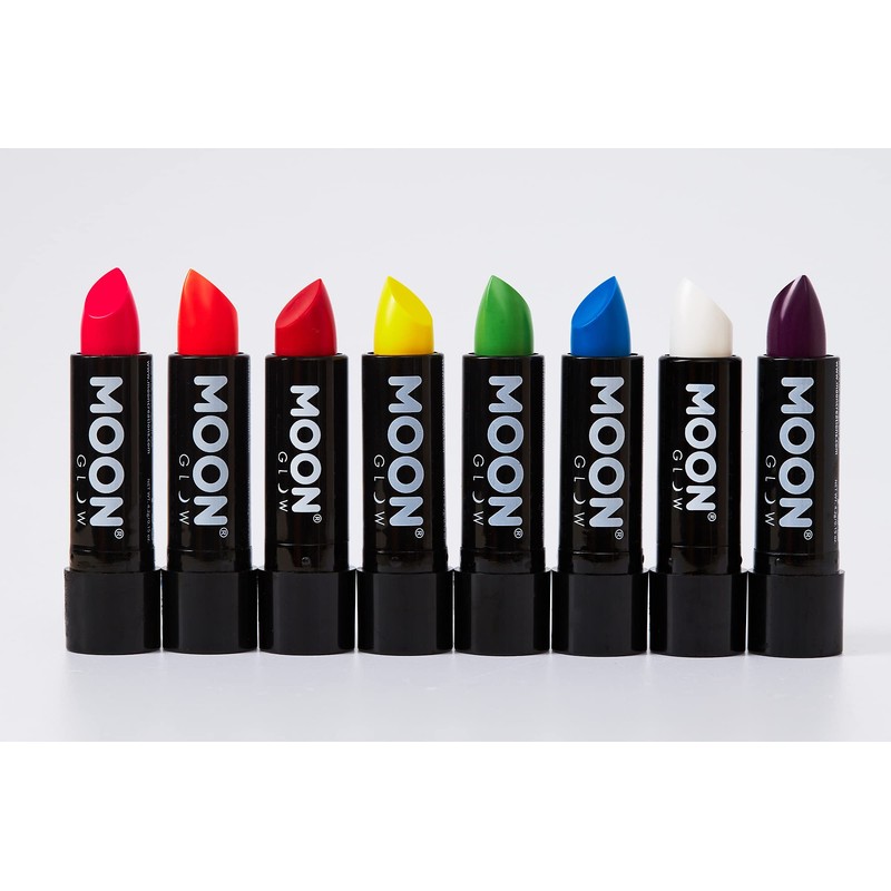 Neon UV Lipstick by Moon Glow - Intense set of