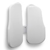 Fix Position Toilet Back Support — 2-Panel Backrest Toilet Assistance